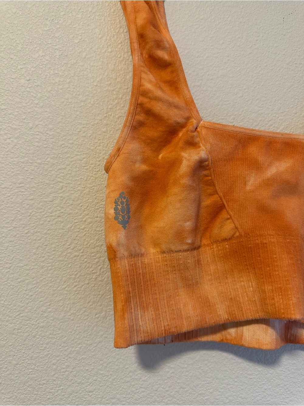 Free People Orange Tie-Dye Bralette - Picture 3 of 4